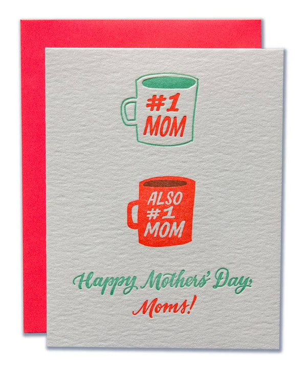 #1 Moms Card LGBTQ Mother's Day Card