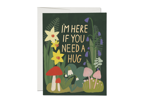 Garden Hugs Foil Sympathy Card
