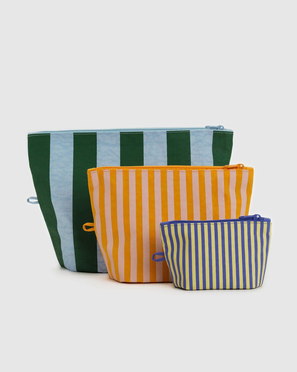 Go Pouch Set Collection - Hotel Stripes
