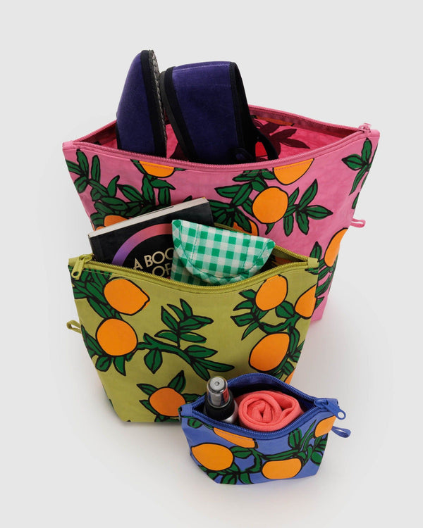 Flat Pouch Set Collection - Orange Trees