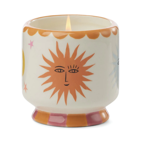 Adopo Sun Ceramic Candle -  Orange Blossom