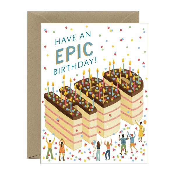 Epic Cake Birthday Card