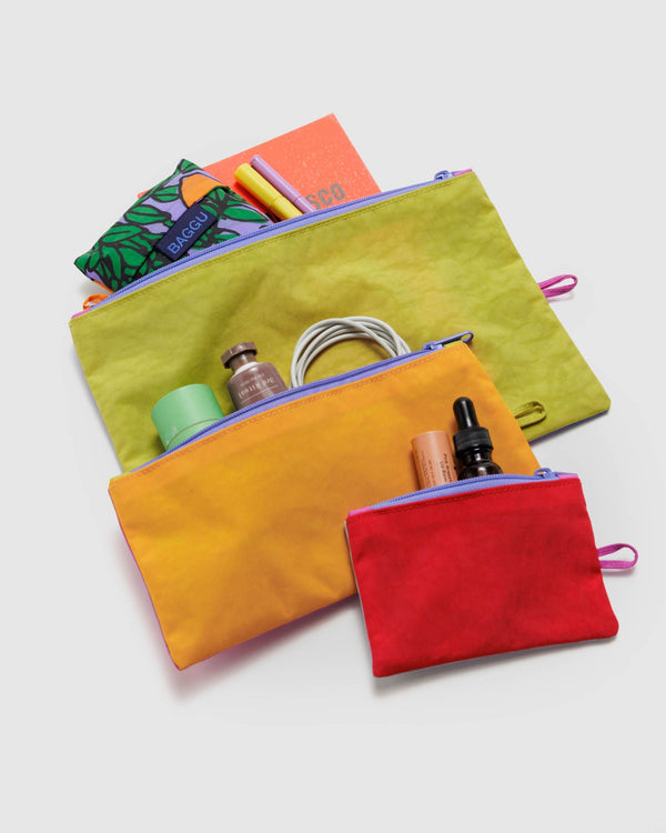 Flat Pouch Set Collection - Vacation Colorblock