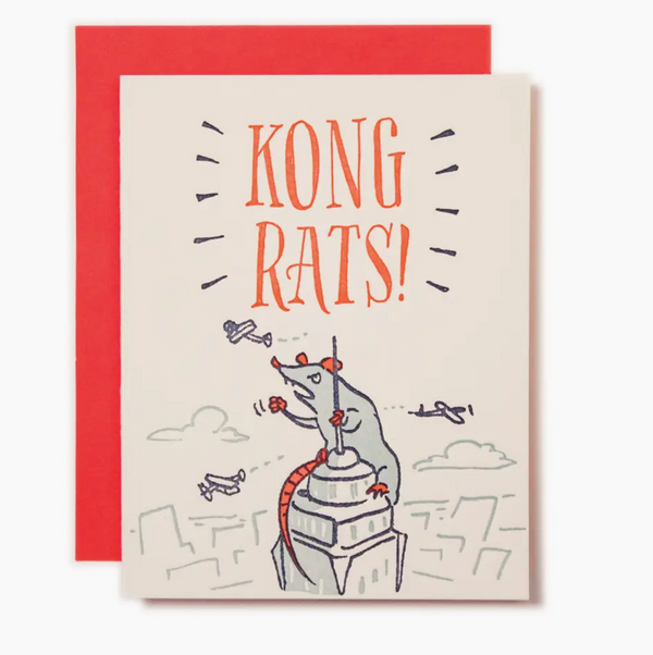 Kong Rats Congratulations Card