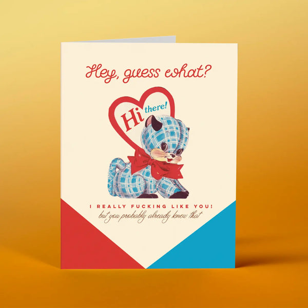 Guess What Greeting Card