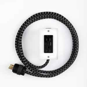 8' Exto Extension Cord with Dual USB/C and Outlet