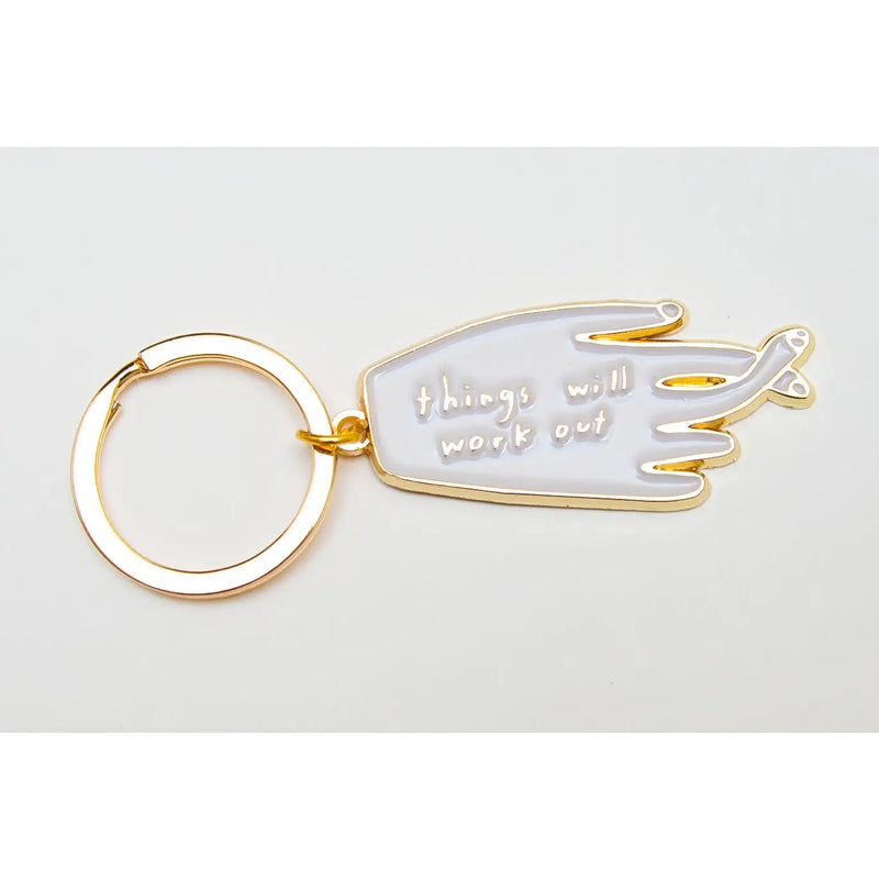 Things Will Work Out Enamel Keychain