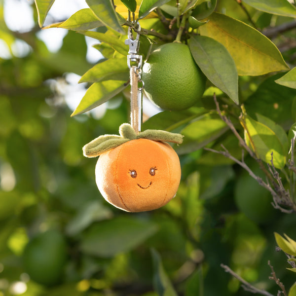 Pear Plush Key Rings - Orange