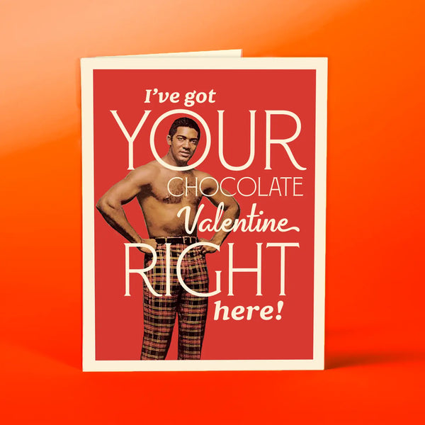 Chocolate Valentine's Day Card