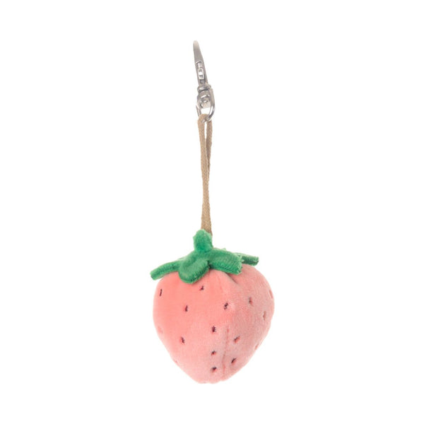 Strawberry Plush Key Rings - Pink