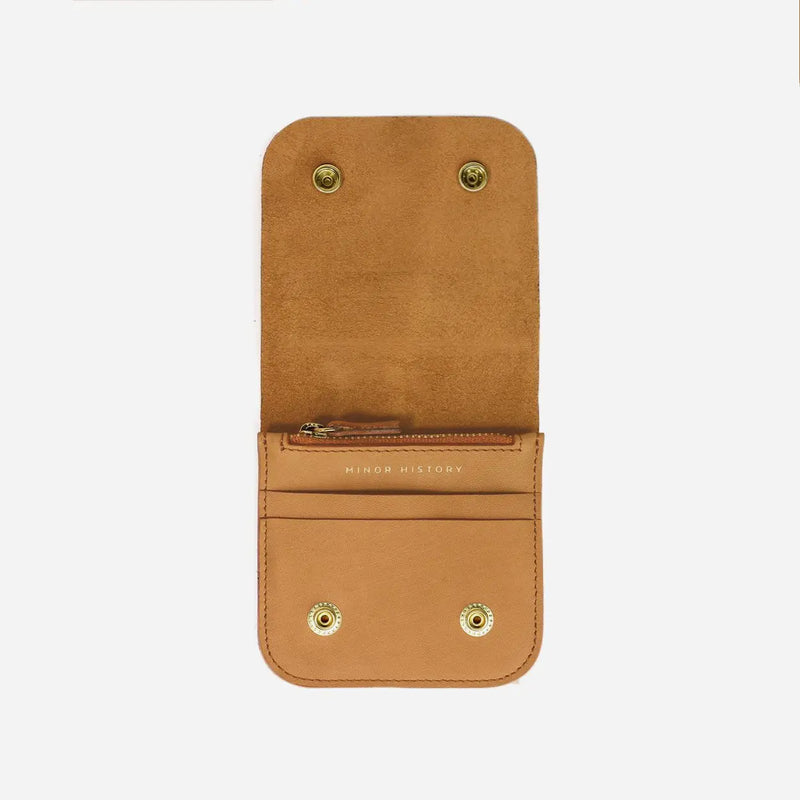 Little Ledger Leather Wallet - Saddle