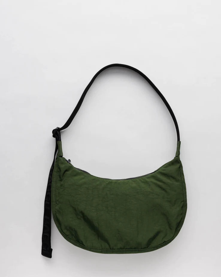 Medium Nylon Crescent Bag