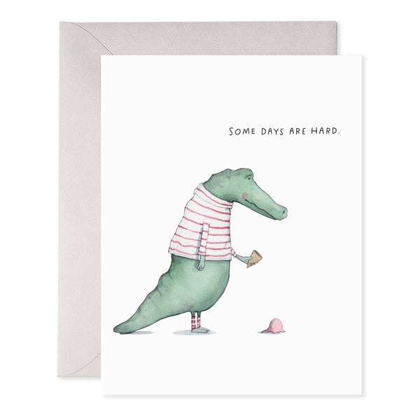 Alligator Hard Day Sympathy Card