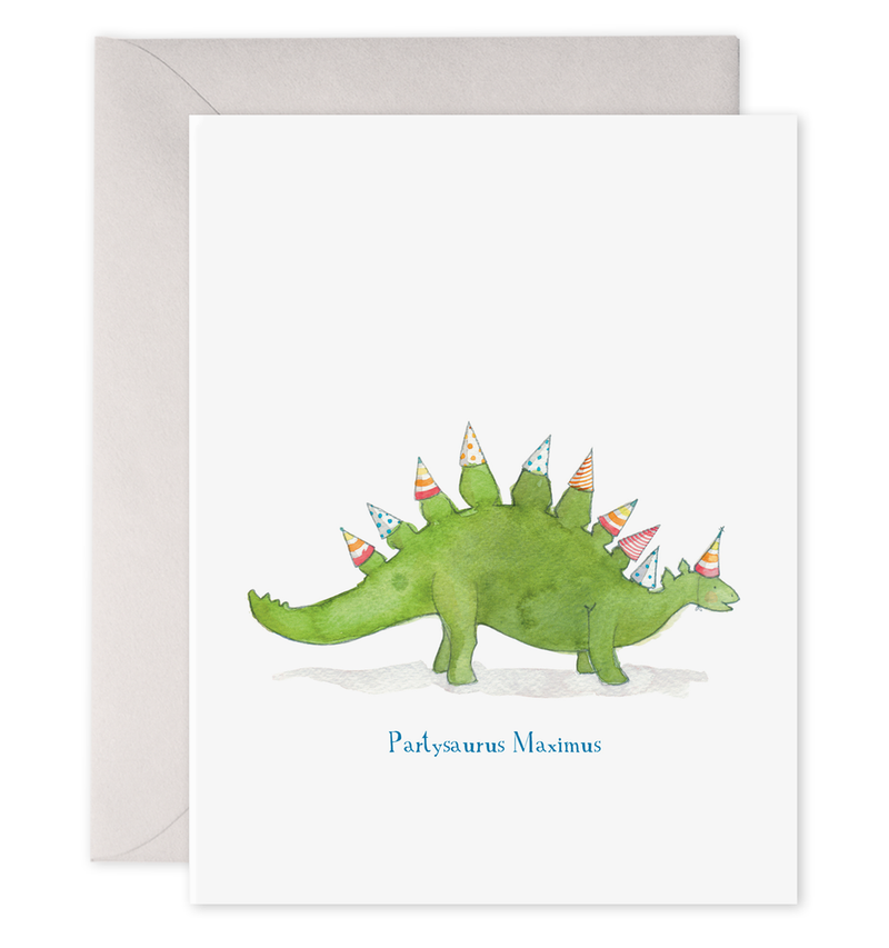Partysaurus Birthday Card