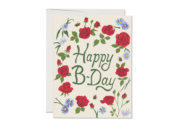 Blooming Roses Birthday Card