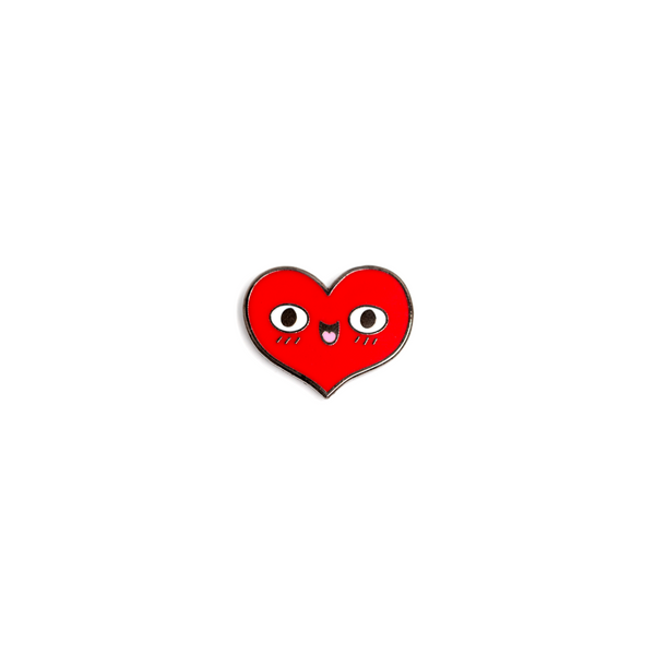 Happy Heart Enamel Pin