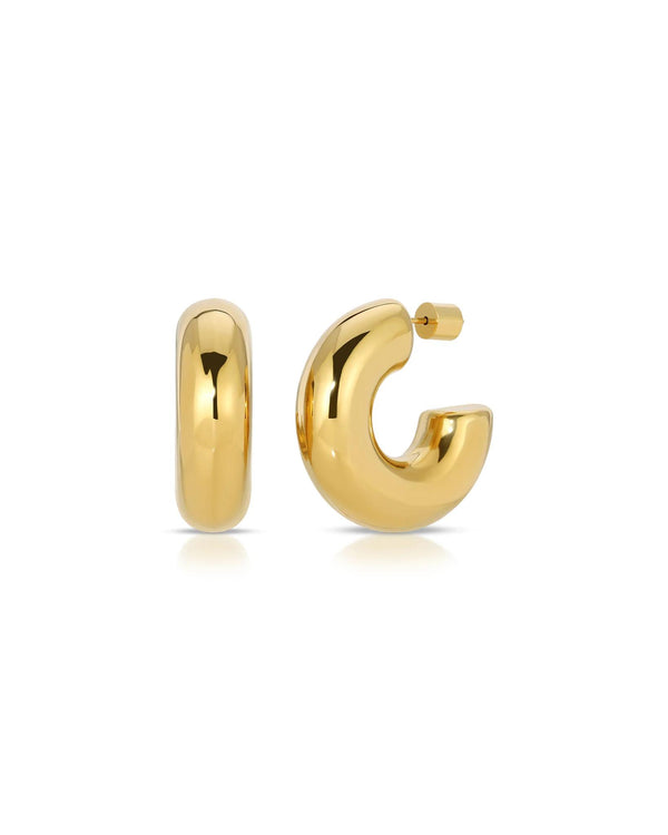 Richie Hoop Earrings - Gold