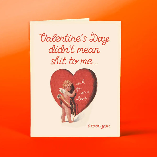 Doesn't Mean Shit Valentine's Day Card