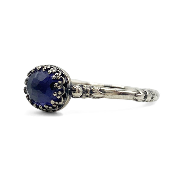 Oval Iolite Ring - Size 7.25