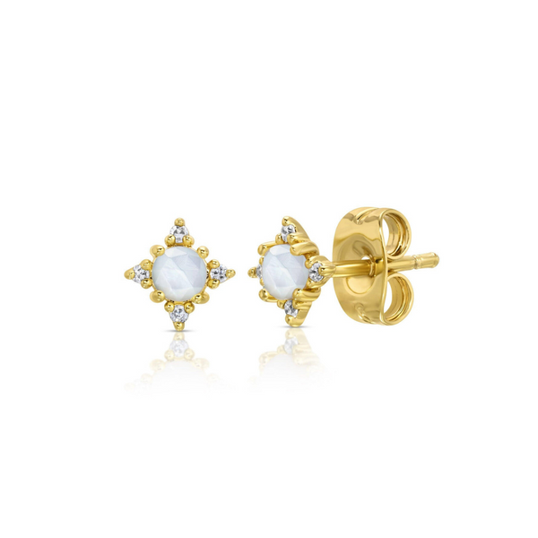 Starlight Studs - Mother of Pearl
