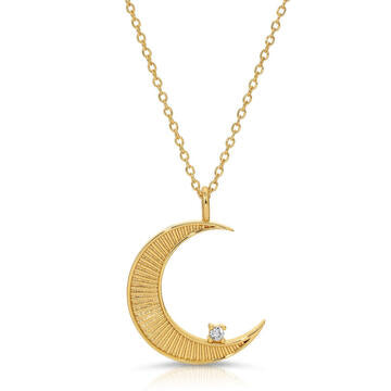 La Lune Pendant- Gold