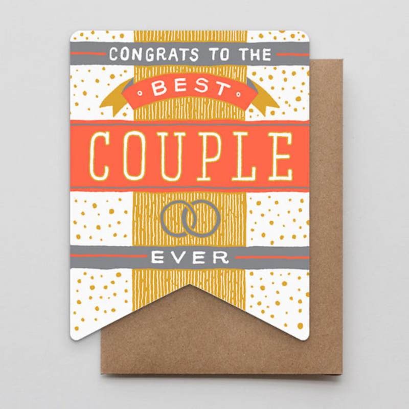 Best Couple Ever Banner Card