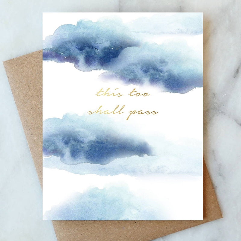 Cloudy Sympathy Greeting Card