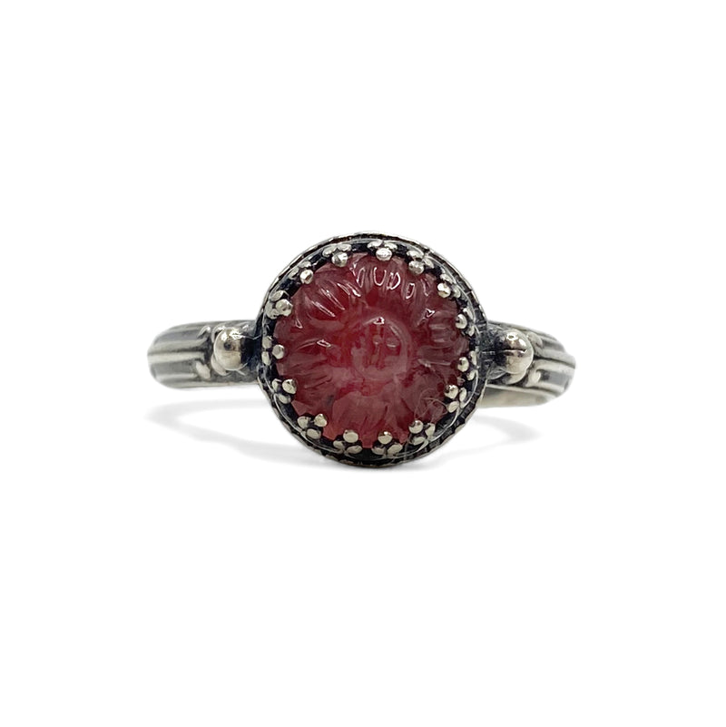 Pink Tourmaline Ring - Size 6.25