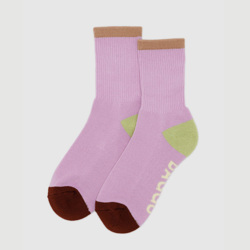 Ribbed Sock - Peony Mix  - Small/Medium