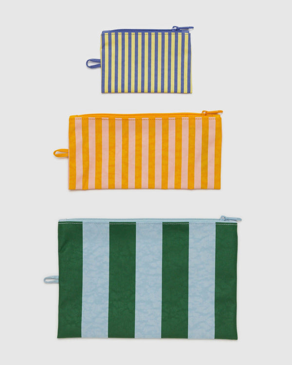 Flat Pouch Set Collection - Hotel Stripes