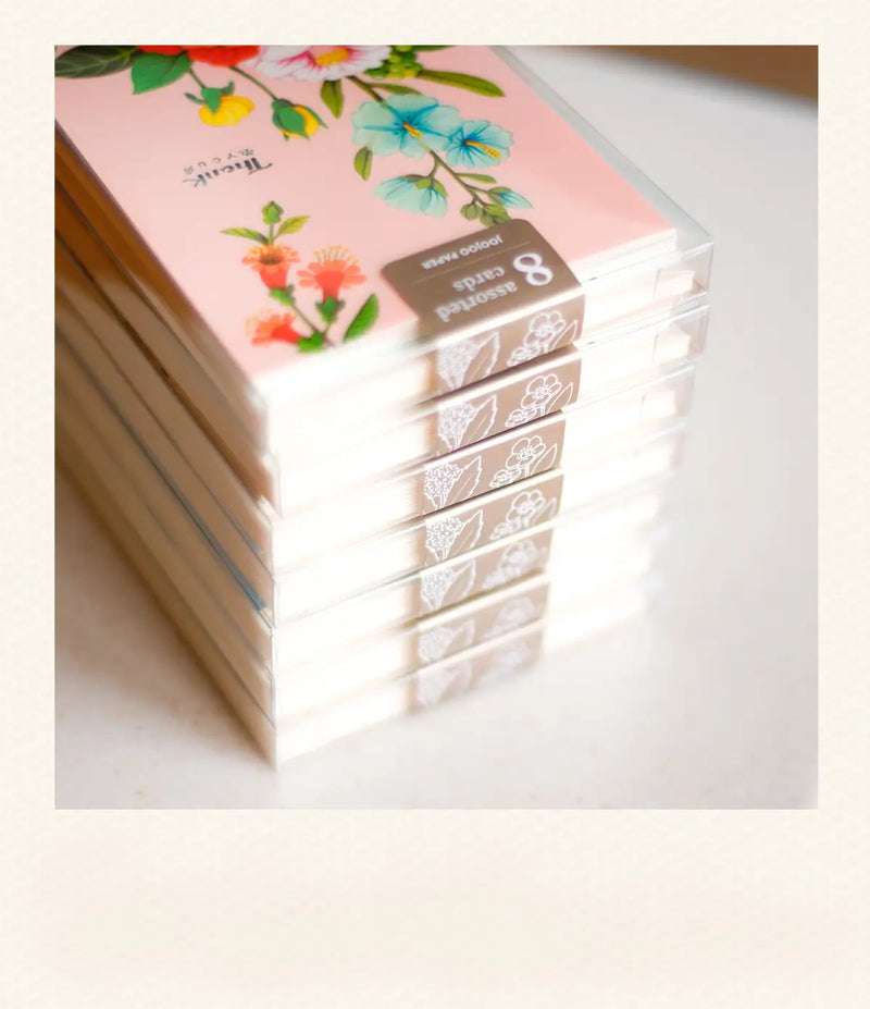 Pastel Botanical Card Set