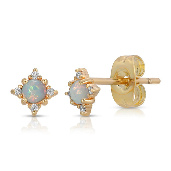 Starlight Studs - Opal