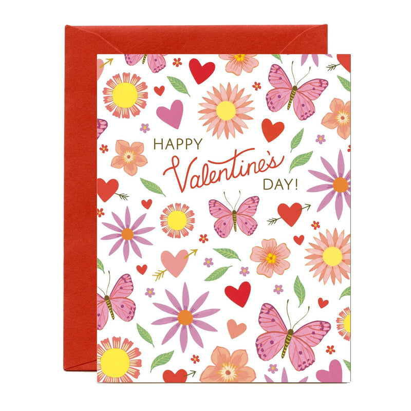 Pattern Valentine's Day Card