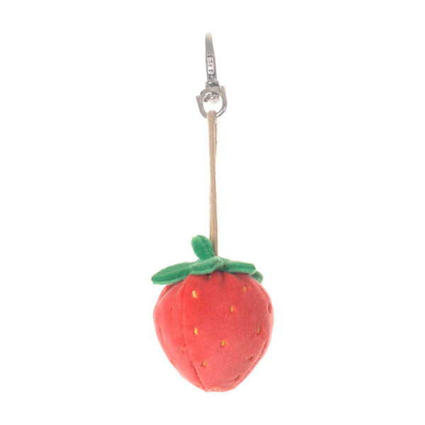 Strawberry Plush Key Rings - Red