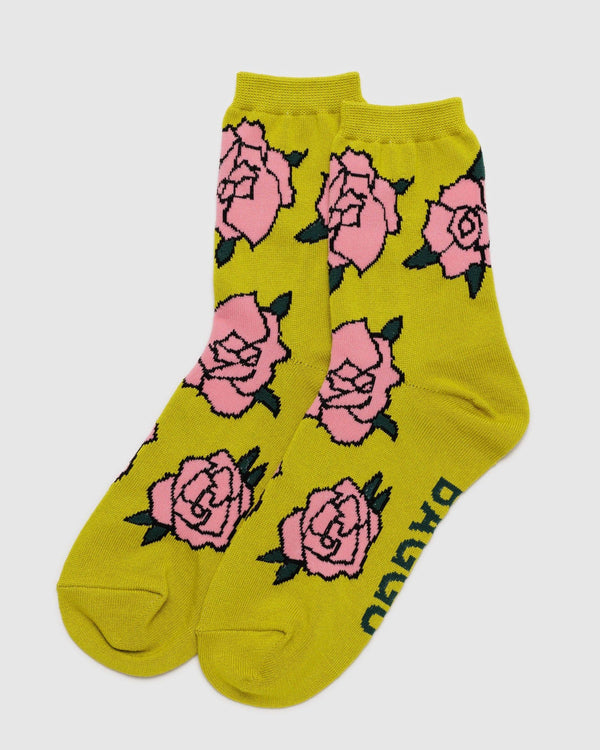 Crew Socks - Rose