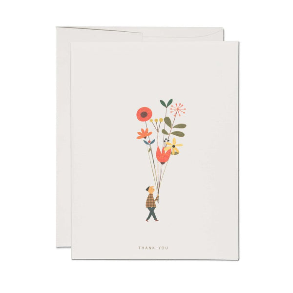 Long Stem Thank You Card