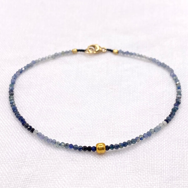 Bracelet with Sapphire and 18 Karat Gold