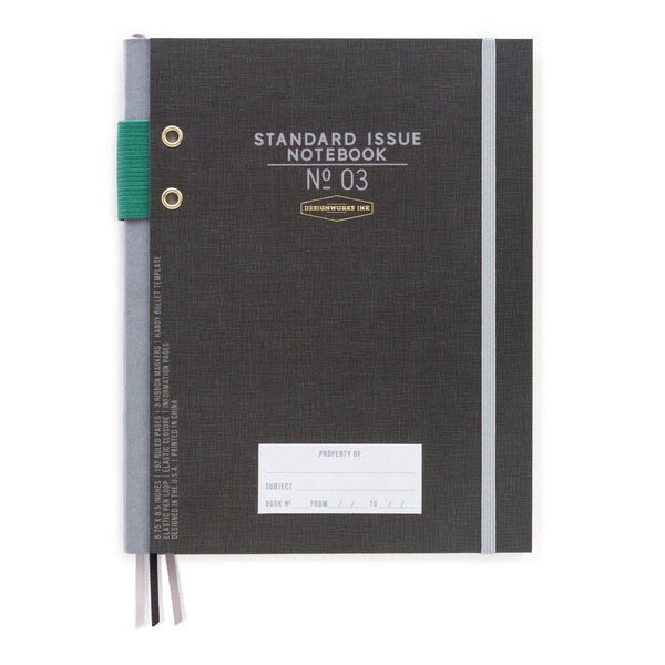 Standard Issue Notebook No.3 - Black
