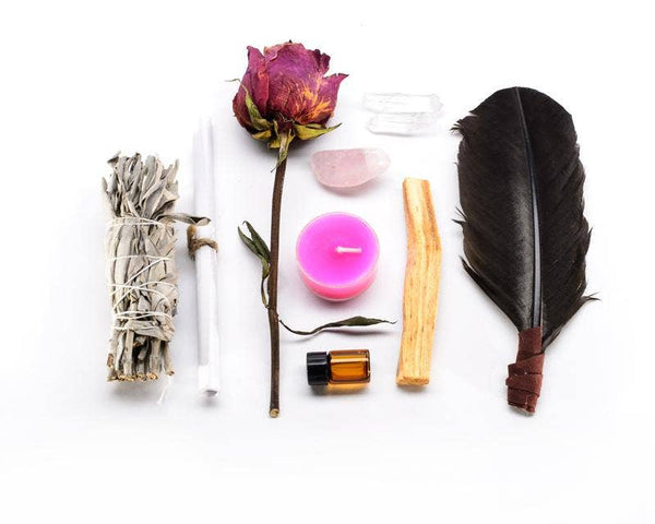 Love & Honor Ritual Kit with Crystals and Candle