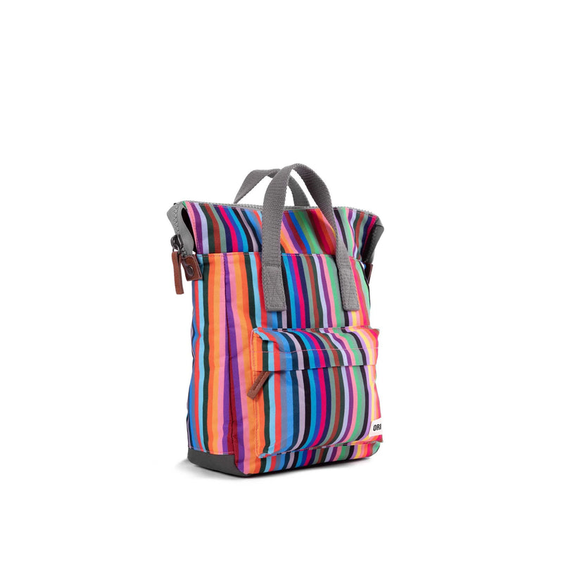 Bantry B Small Canvas Backpack -  Limited Edition Multi Stripe