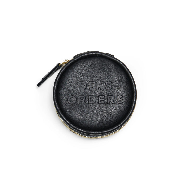 Vegan Leather Travel Pill Case - "Dr.'s Orders"