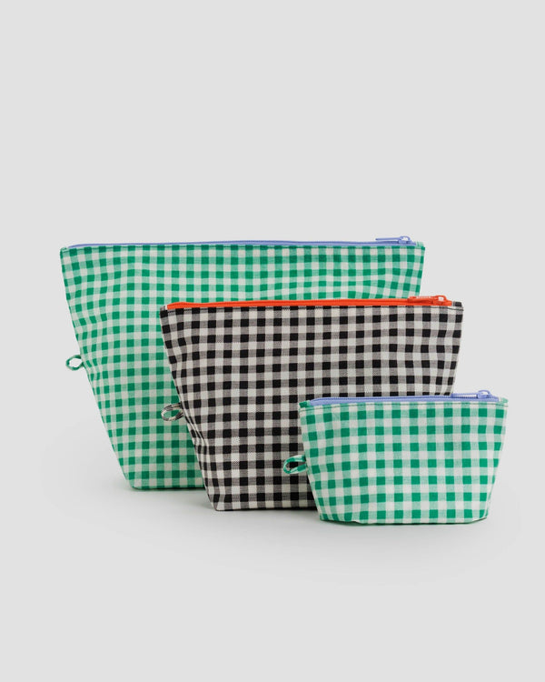 Go Pouch Set Collection - Gingham