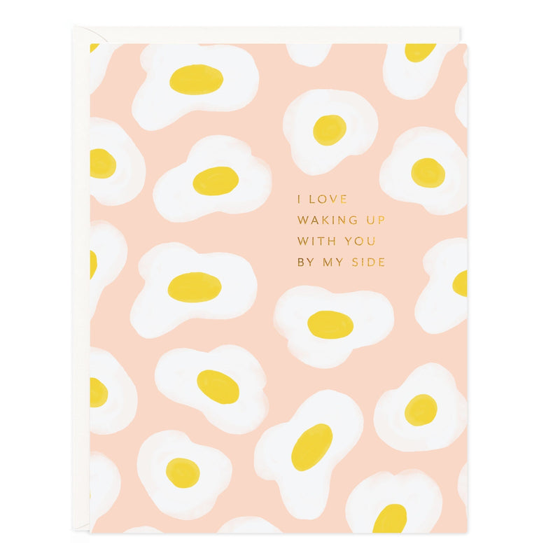 Eggs With You Love Card