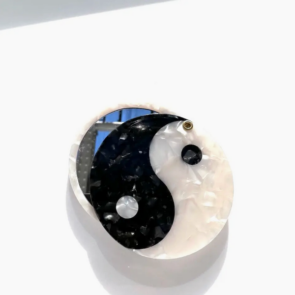 Handmade Yin Yang Compact Mirror