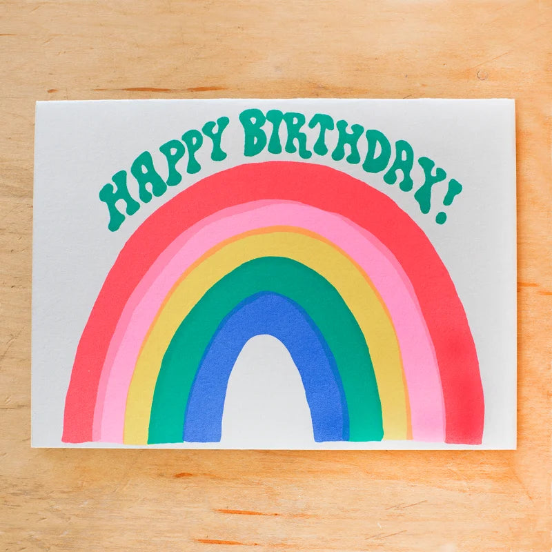 Birthday Rainbow Greeting Card
