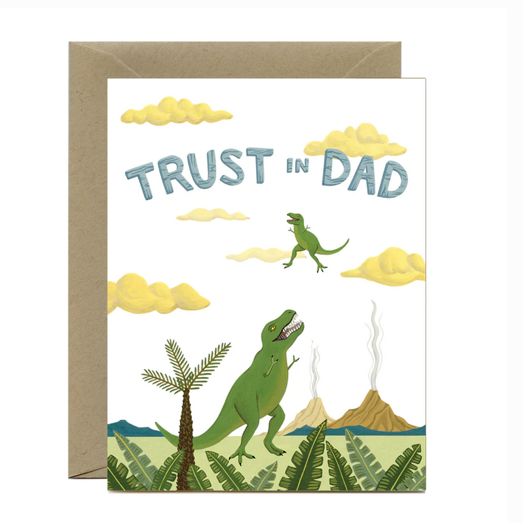 T-Rex Father's Day Card