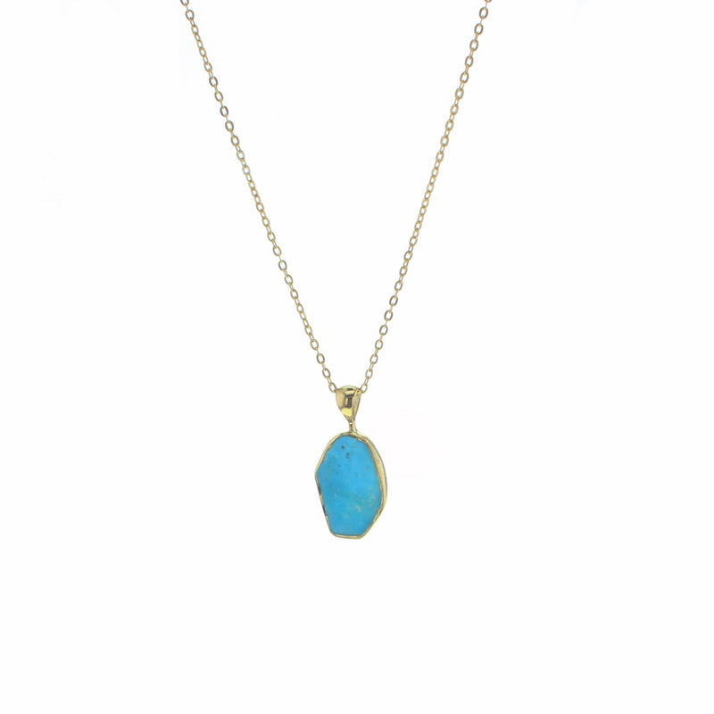 Zuri Turquoise Necklace - Gold