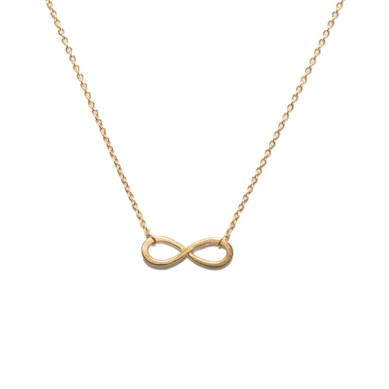Mini Infinity Necklace - 14 Karat Gold