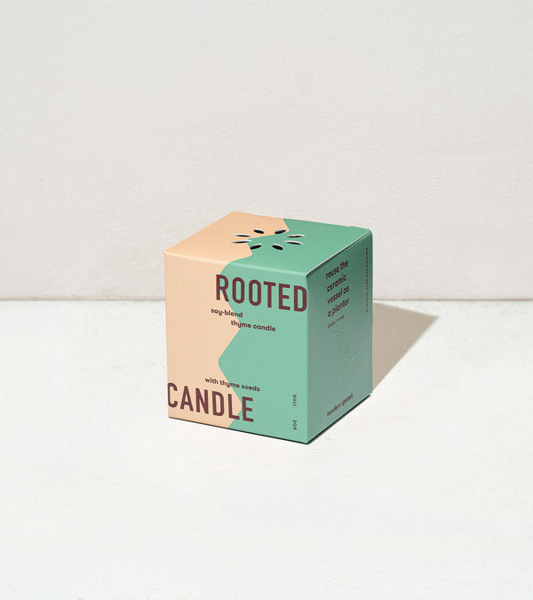 Rooted Candles - Thyme and Tonka Bean