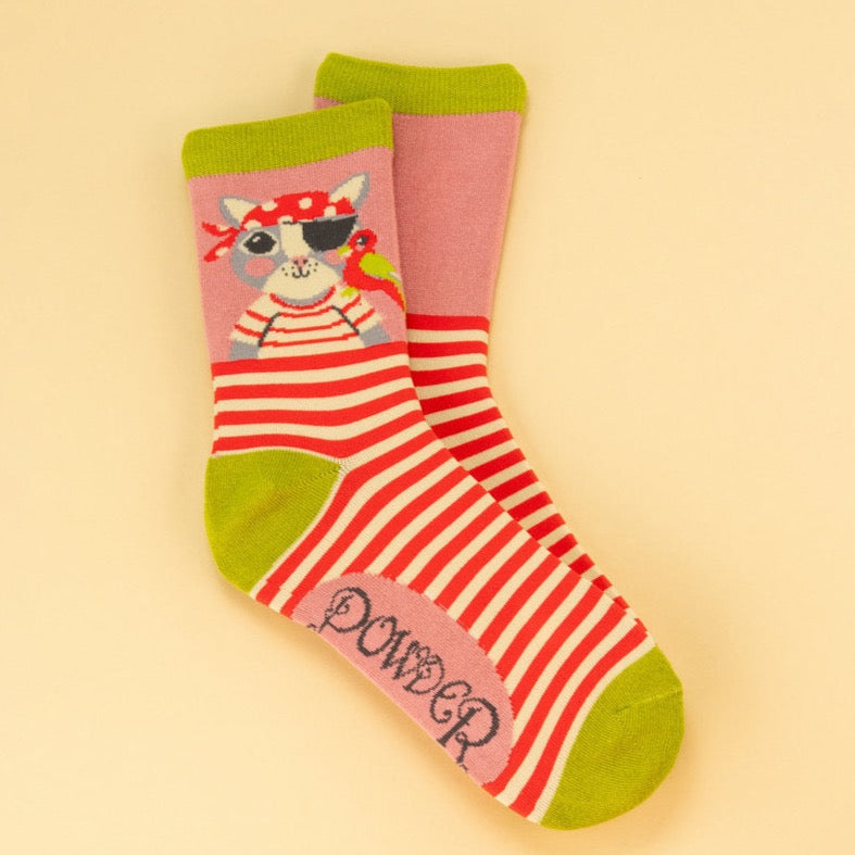 Pirate Pussy Ankle Socks